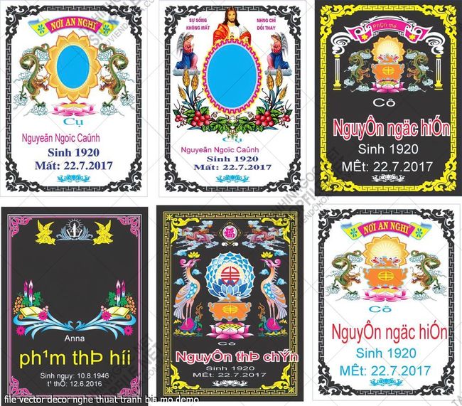 file vector decor nghe thuat tranh bia mo